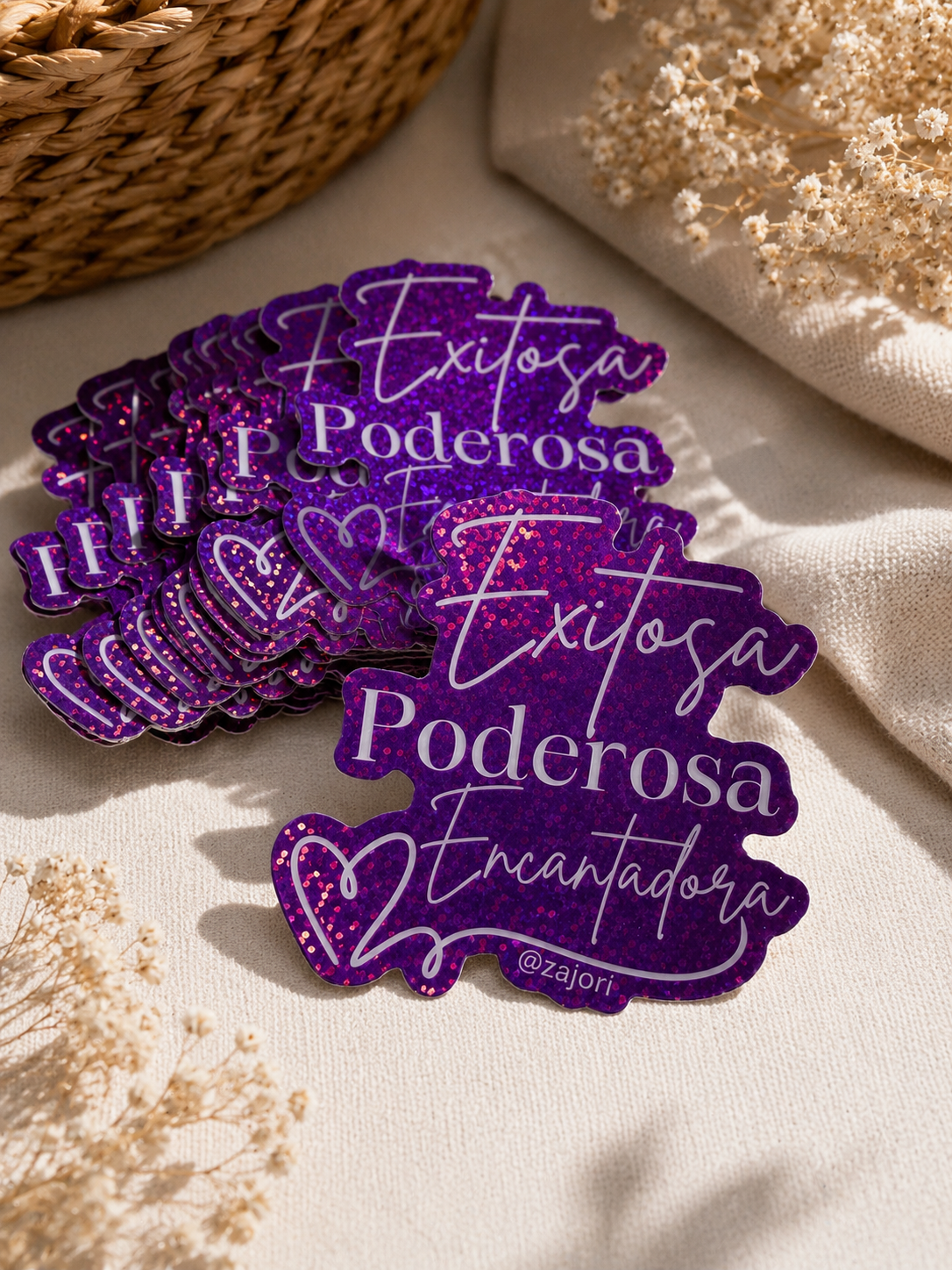 Sticker "Successful, Powerful, Charming"